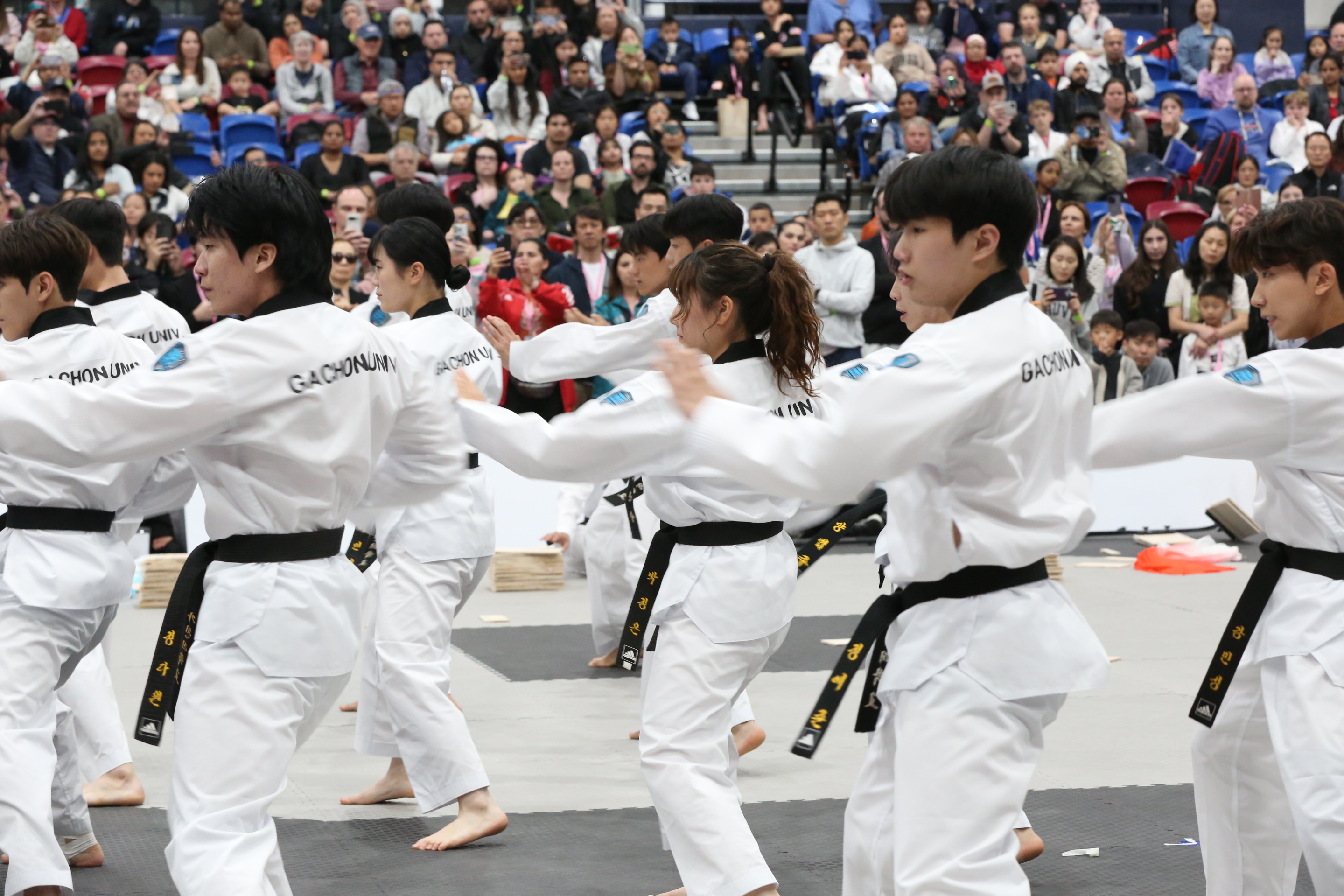 가천대학교(총장 이길여) 예술·체육대학 태권도전공(주임교수 장세용) 학생들이 미국 뉴저지에서 열린 ‘K Taekwondo League International Championship’에 참가해 ‘K-태권도’의 위상을 알렸다.
